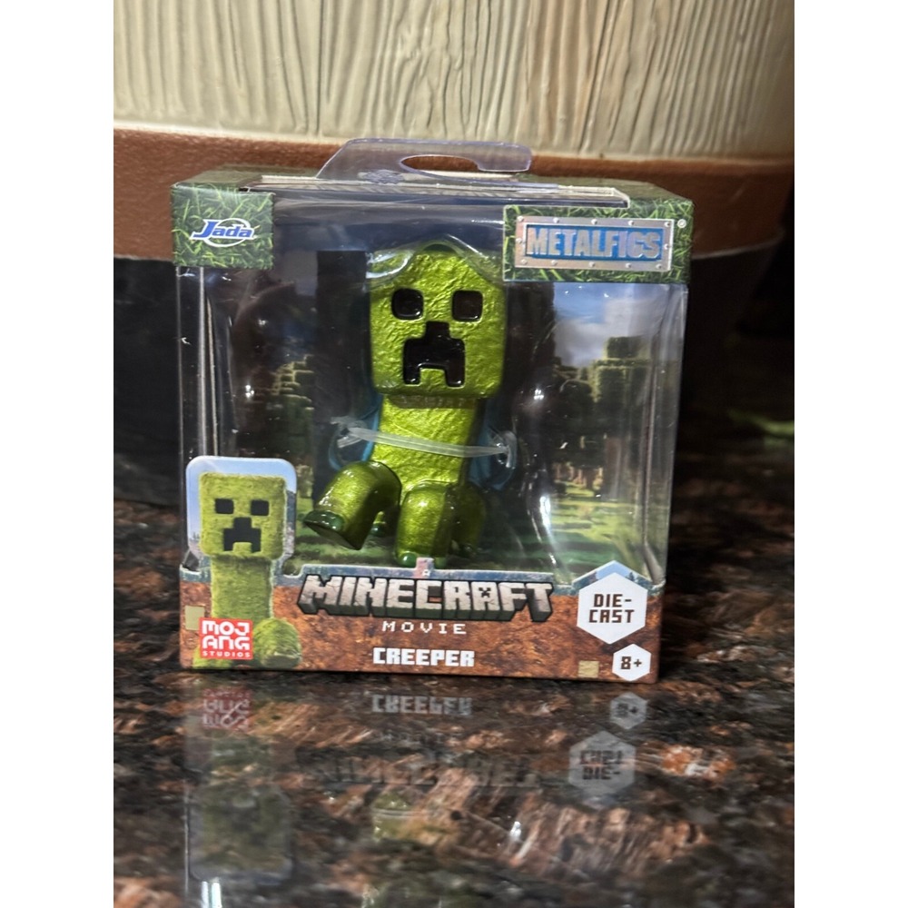 Jada Toys Minecraft Movie Metalfigs Creeper Die-Cast Action Figure 4in JFR58
